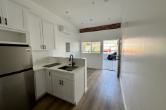 Living + kitchen view